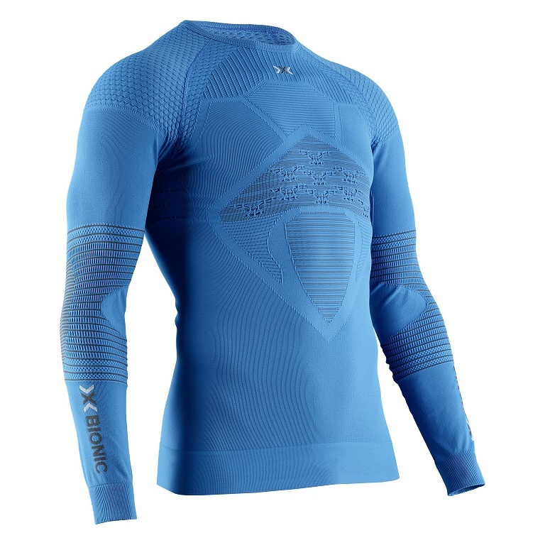 X-Bionic Long Sleeve Round Neck Energizer 4.0 (Multifunctional Shirt) Underwear blue Men